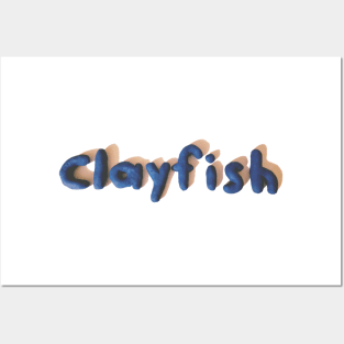Clayfish (With Shadow) Posters and Art